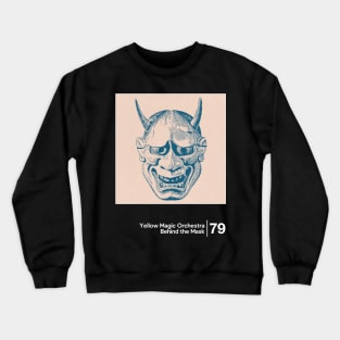 Yellow Magic Orchestra - Behind The Mask / Minimal Style Graphic Artwork Design Crewneck Sweatshirt